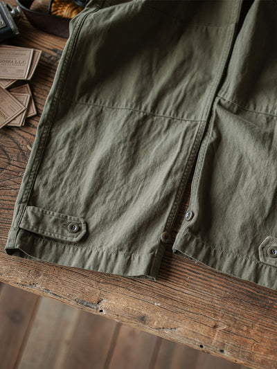 Reproducción de pantalones de sarga de espiga M-47 del ejército francés 