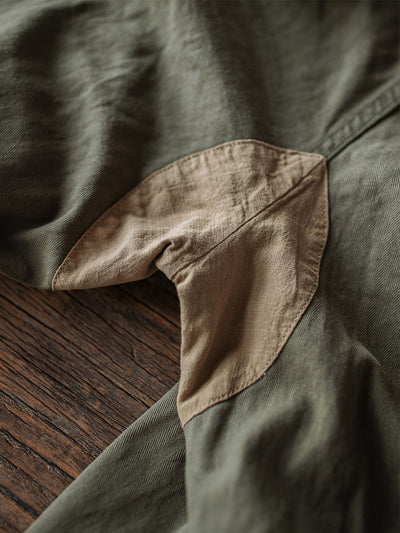 Reproducción de pantalones de sarga de espiga M-47 del ejército francés 