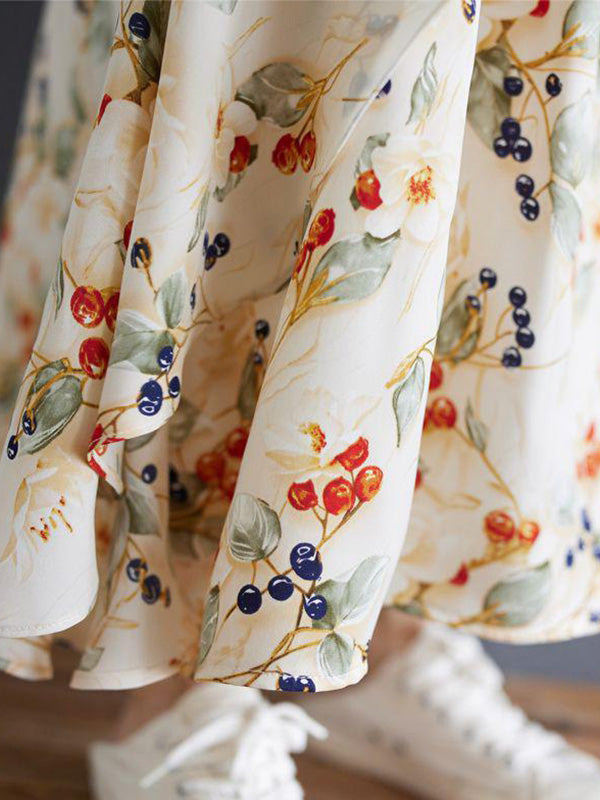 Vestido largo vaquero holgado de inspiración vintage