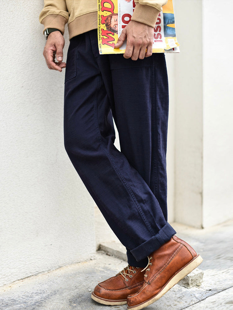 Pantalones rectos informales para hombre inspirados en los pantalones fatigados OG-107