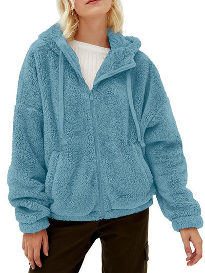 Fleece Oversized Full-Zip Hoodie