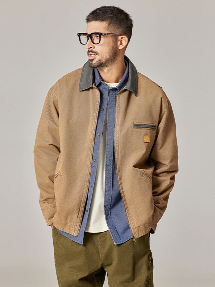 Men's Vintage-Inspired Utility Jacket