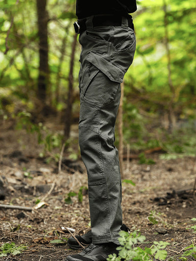 Multi-Pocket Outdoor Straight Leg Tactical Pants