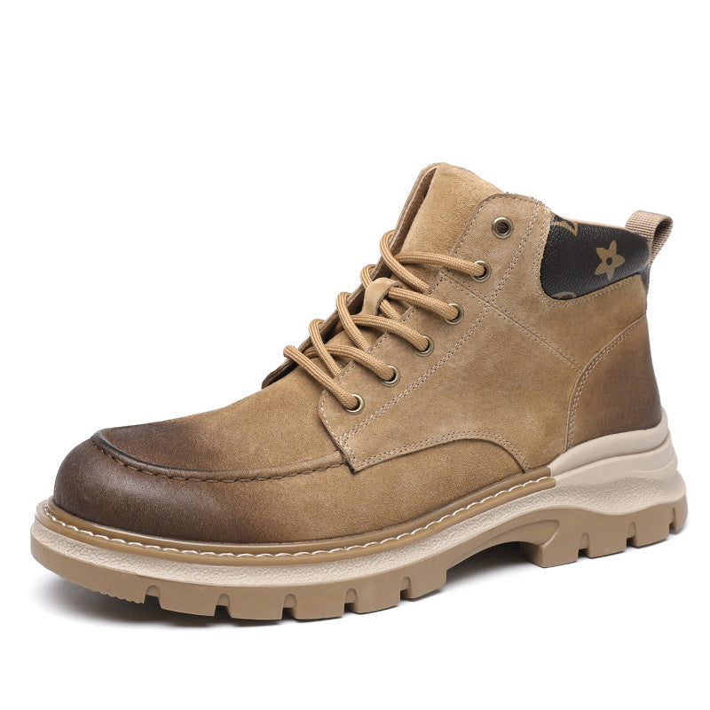 Men's Rugged Leather Boots