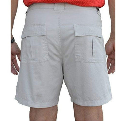 Shorts cargo elásticos y cómodos con múltiples bolsillos para hombre